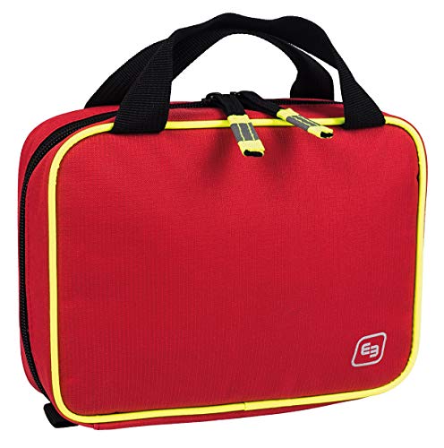 EB CURE'S rot | Kleine Erste-Hilfe-Tasche | für den Hausgebrauch | Kleiner Notfall | leichtes widerstandfähiges Material | Rettungsdienst | Ersthelfer von EB