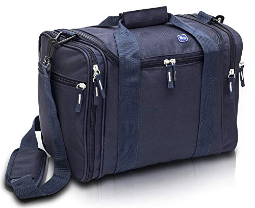 EB JUMBLE'S blau | Multifunktionstasche | Pflegetasche | Erste-Hilfe-Tasche | großes Hauptfach | 2 Aussentaschen | Handschlaufen | abnehmbarer Schultertragegurt | Pflegedienst von ELITE BAGS