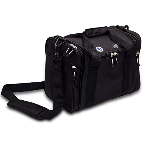 EB JUMBLE'S schwarz | Multifunktionstasche | Pflegetasche | Erste-Hilfe-Tasche | großes Hauptfach | 2 Aussentaschen | Handschlaufen | Abnehmbarer Schultertragegurt | Pflegedienst von EB