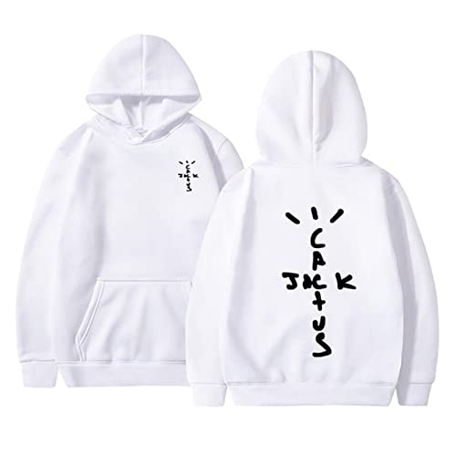 ECOABS Hoodie Travis Scott Doppelseitiges Druck-Sweatshirt Hip Hop Lässiges Sweatshirt, Herren Damen Mode Lose Plus Size Jacke XS ~ 3XL von ECOABS