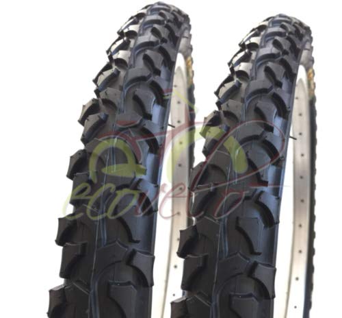 ECOVELO 2x Union Reifen 16x1.95 (54-305) für Mountainbike Kinder | MTB Reifen von ECOVELO
