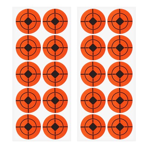 ECSiNG 250Pcs 5cm On Targets Spots Selbstklebende Runde Aufkleber Target Pasters Papier Aufkleber Für Schießen Bogenschießen Sport Schießen Papier Orange von ECSiNG