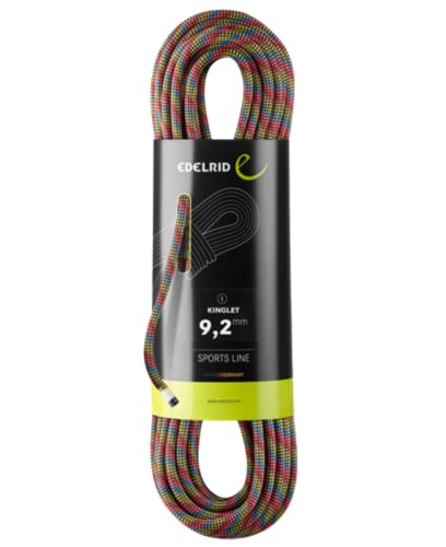 EDELRID Kinglet 9.2MM 80M Gestreift-Bunt, Kletterseil, Größe 80 m - Farbe Night von EDELRID