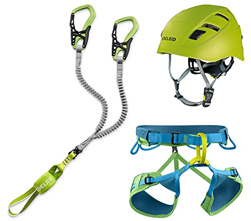 EDELRID Klettersteigset Cable Comfort 6.0 + Gurt Größe S + Kletter-Helm von EDELRID