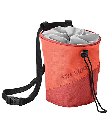 Edelrid Unisex – Erwachsene Chalk Bag Monoblock, Koi orange, einheitlich von EDELRID
