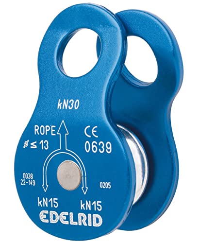 Edelrid Seilrolle Turn pulley, blue, One Size, 717890003000 von EDELRID