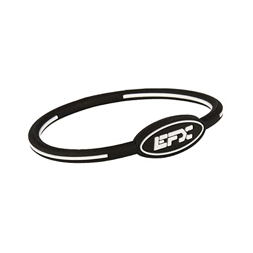 EFX Silikon oval Armband, Herren, schwarz/weiß von EFX