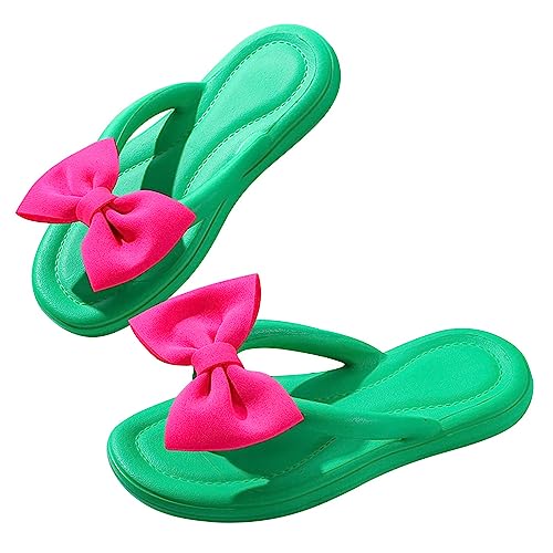 EGSDMNVSQ Badeschuhe Damen Flip Flops Eva Hausschuhe Mit Schleifen Dicke Sohle Sommer Schlappen rutschfest Wolken Weich Badelatschen Sandalen Zehentrenner Strand Schwimmen Slippers von EGSDMNVSQ