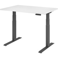 EISNHAUER® Complete Schreibtisch (Ausführung: 120 x 80 cm|Dekor: Weiß|Gestellfarbe: Graphit) von EISNHAUER