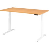 EISNHAUER® Complete Schreibtisch (Ausführung: 160 x 80 cm|Dekor: Buche|Gestellfarbe: Weiß) von EISNHAUER