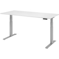 EISNHAUER® Complete Schreibtisch (Dekor: Weiß|Gestellfarbe: Silber|Ausführung: 180 x 80 cm) von EISNHAUER