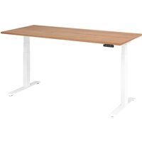 EISNHAUER® Complete Schreibtisch (Ausführung: 180 x 80 cm|Dekor: Nussbaum|Gestellfarbe: Weiß) von EISNHAUER