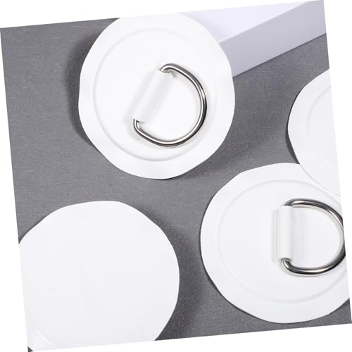 ELAYARD 5 Stück Teiliges D Ring Patch aus Hochwertigem PVC Robust und Verschleißfest mit Hoher Tragfähigkeit Einfach zu Montieren Vielseitig für Aufblasbare Boote Kajaks Surf Paddleboards von ELAYARD