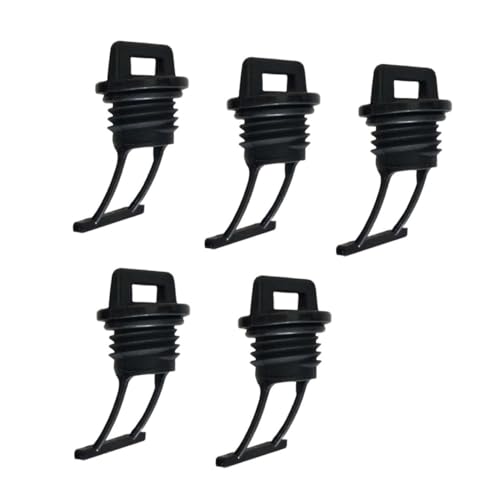 ELAYARD 5 Stück Teiliges Nylon Kajak Scupper Plug mit Gummidichtung Universeller Boot Hull Drain Stopper Leicht Geeignet für Kajak Kanu und Kanus Sicheres Ablasssystem ELAYARD 5 Stück Teiliges Nylon Kajak Scupper Plug mit Gummidichtung Universeller Boot Hull Drain Stopper Leicht Geeignet für Kajak Kanu und Kanus Sicheres Ablasssystem von ELAYARD