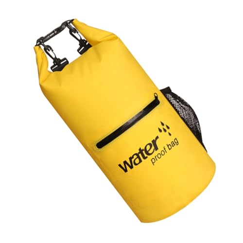 ELAYARD Aufblasbarer Wasserdichter PVC Dry Bag mit Netzgewebe Multifunktionale Schwimmboje für Kajak Rafting Angeln Bootfahren und Camping Gelb Leicht und Langlebig ELAYARD Aufblasbarer Wasserdichter PVC Dry Bag mit Netzgewebe Multifunktionale Schwimmboje für Kajak Rafting Angeln Bootfahren und Camping Gelb Leicht und Langlebig von ELAYARD