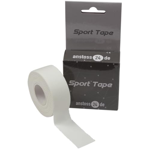 ELF Sports 10 Rollen Tape weiß - Länge: 10m - in verschiedenen Breiten (2,5 & 3,8cm), Breite:2.5cm x 10m von ELF Sports