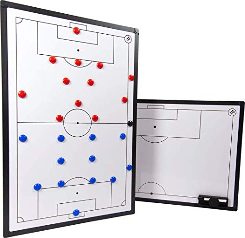 ELF Sports Premium Magnet - Fußball Taktiktafel inkl. Zubehör - beidseitiger Druck - 3 Größen wählbar, Größe:45 x 30 cm von ELF Sports