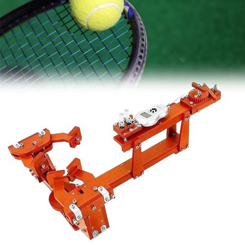 Badminton Einfädelmaschine 6-Punkt Badminton Saitenmaschine Schlägerrahmen Einfädelmaschine ür DIY-Squash-, Tennis- oder Badmintonschläger von ELIKBH