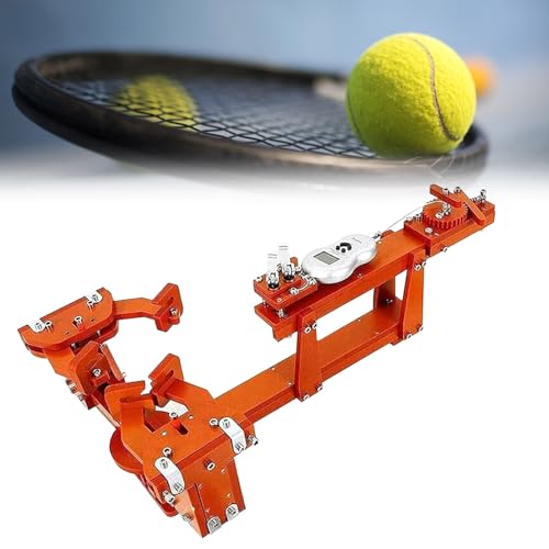 Badminton Einfädelmaschine Seilwinde Typ Persönliche Saitenwerkzeuge für Badmintonschläger für Badmintonschläger, Schläger, Tennisschläger, DIY-Squash von ELIKBH