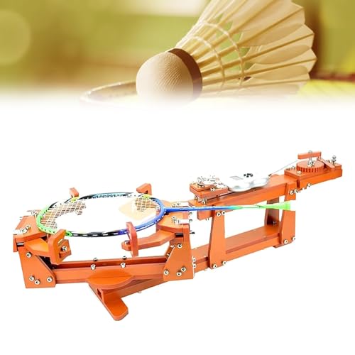Badmintonschläger Bespannungsmaschine Seilwinde Typ Persönliche Saitenwerkzeuge für Badmintonschläger für Tennis oder Badmintonschläger, DIY von ELIKBH
