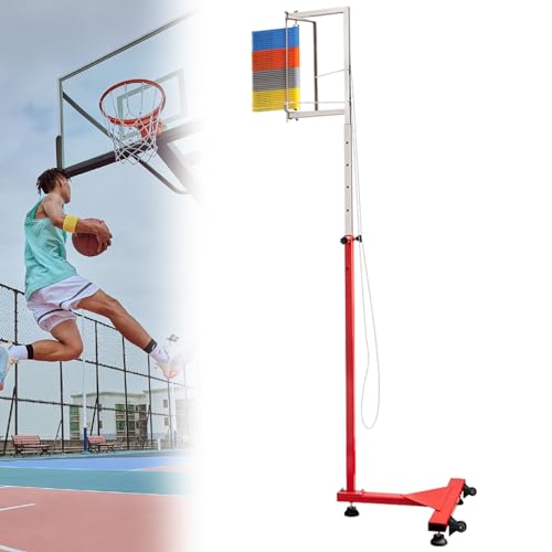ELIKBH Vertikaler Sprungtester, 4,5–9,1 Fuß Sprungbewertungstool, vertikales Sprungtrainer-Messgerät für Sporttraining (Color : 4.5-9.1ft) von ELIKBH