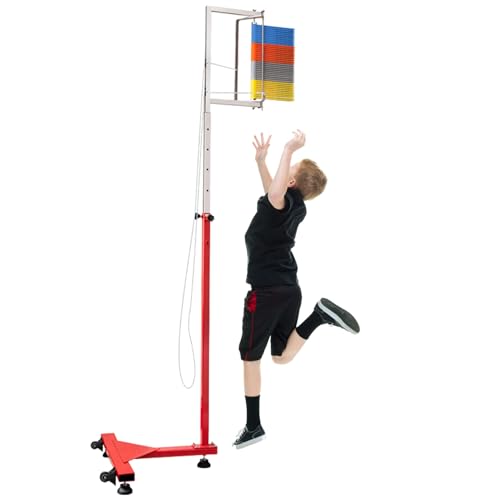 ELIKBH Vertikaler Sprungtester, 4,5–9,8 Fuß Geschwindigkeit, Training, vertikaler Sprungtrainer, einfach zu installierende Höhenmessausrüstung für Basketball (Color : 4.5-9.1ft) von ELIKBH