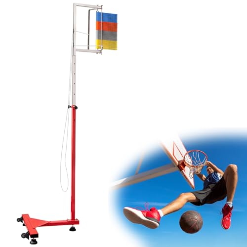 ELIKBH Vertikales Sprungmessgerät, 5,5–11,8 Fuß, Sprungtrainingsgerät, vertikaler Sprungtester für Sporttraining (Color : 4.5-9.1ft) von ELIKBH