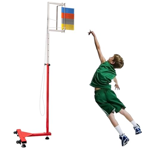 ELIKBH Vertikales Sprungtrainer-Höhenmesswerkzeug, einfach zu installierendes vertikales Sprungtestgerät, Sprungteststab-Werkzeug (Color : 4.5-9.8ft) von ELIKBH