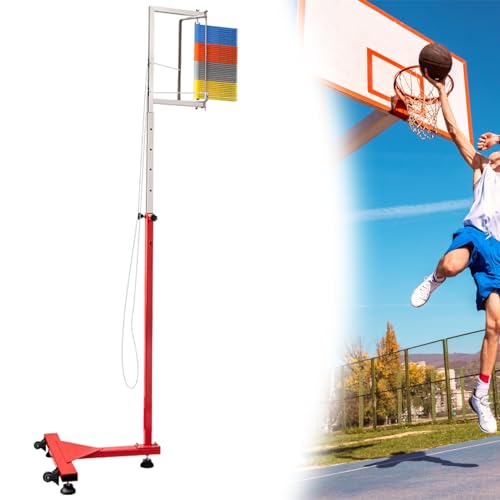 ELIKBH Vertikalsprung-Messgerät, vertikaler Sprungtester, Sprungtest-Stab-Trainer für Sporttraining (Color : 5.5-10.4ft) von ELIKBH