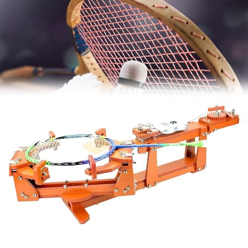 Schlägerrahmen Einfädelmaschine DIY-SquashTennis- oder Badmintonschläger Badminton Racket String Threading Maschine mit Digitalanzeige von ELIKBH