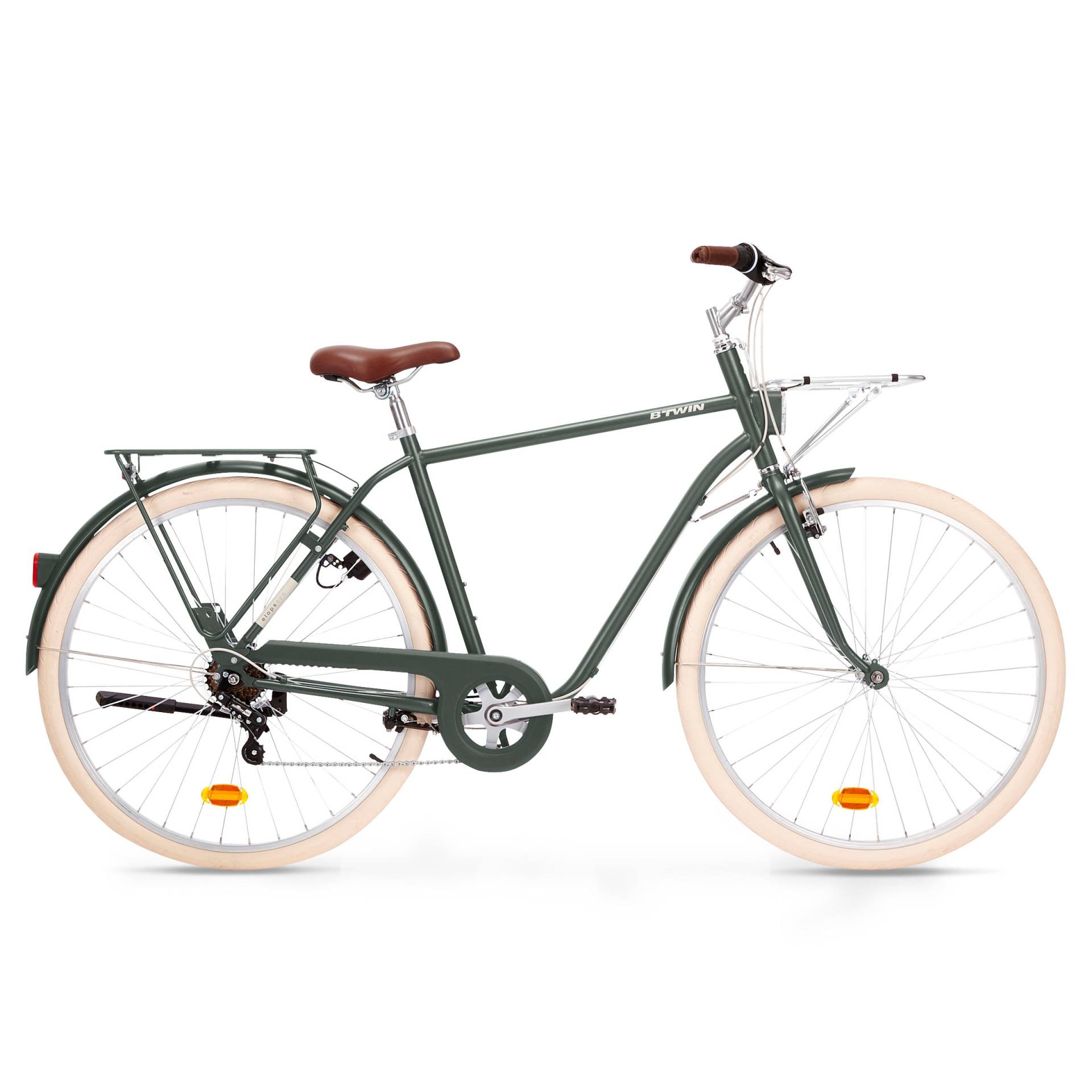 City Bike 28 Zoll Elops 520 HF Herren khaki von ELOPS