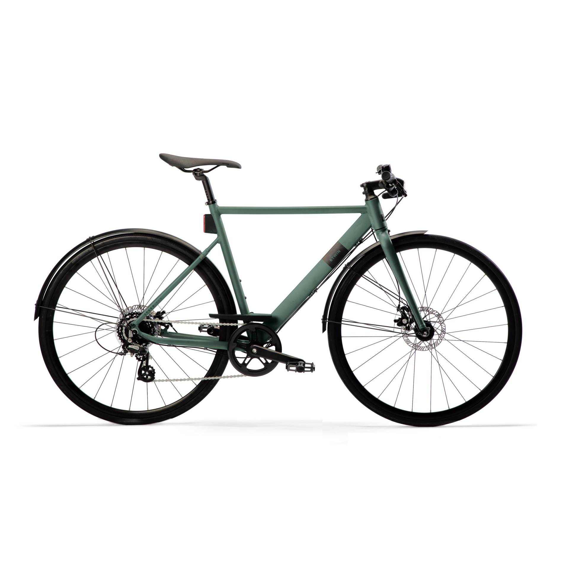 City Bike 28 Zoll Elops Speed 900 grün von BTWIN