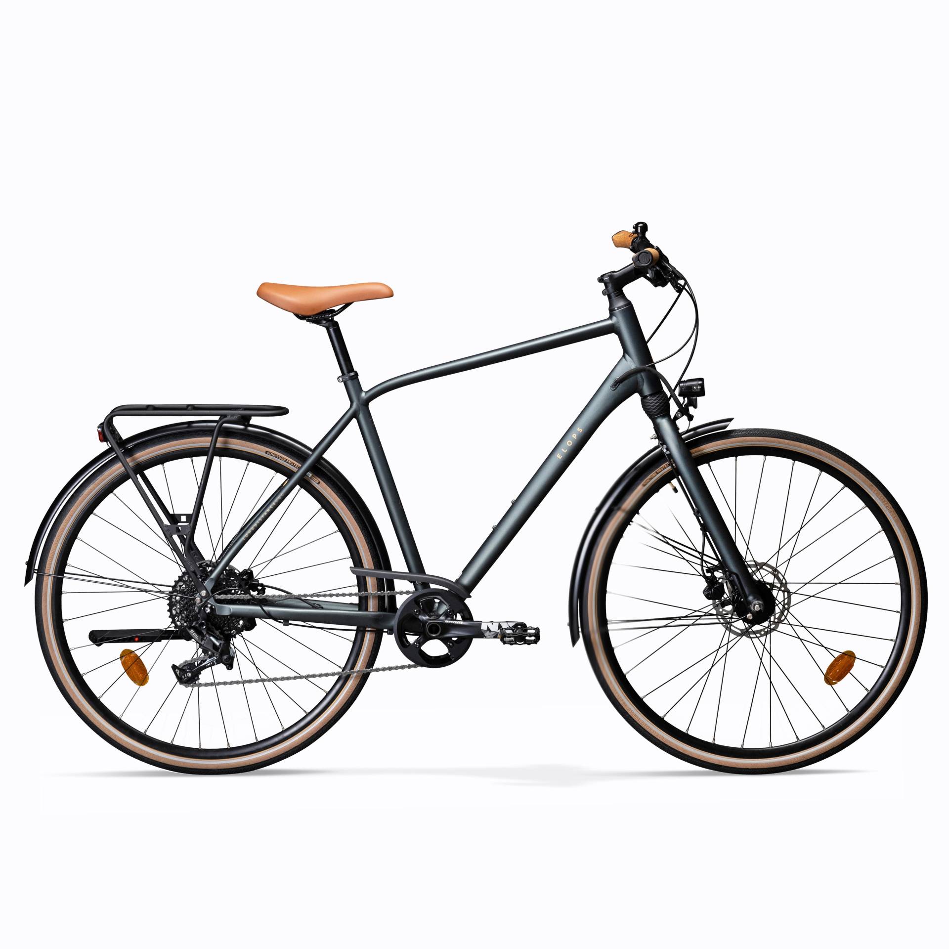 City Bike 28 Zoll Elops LD900 HF Dunkelgrün von ELOPS