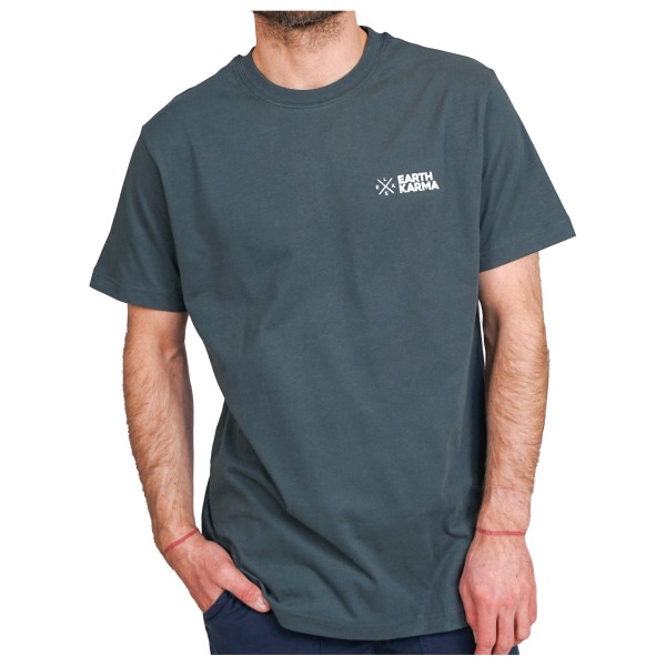 ELSK - Earth Karma Brushed T-Shirt - T-Shirt Gr XL blau von ELSK
