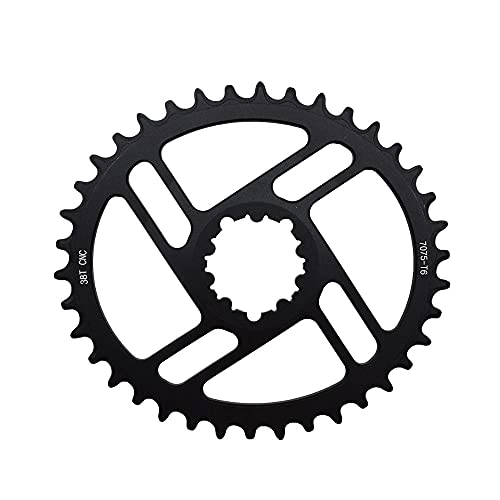 ELTOX Kettenblatt,Fahrrad Kettenblatt 3mm Offset Direct Mount Oval Cainring schmal breit 36t / 38t Kettenrad(Color:38T) von ELTOX
