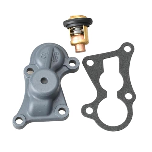 ELUPNMF Thermostat-Abdeckungskit Kompatibel mit 40 PS-Bootsmotor 6E9-12413-00-1S 6E9-12413 6E9-12414 6E5-12411-00 Ersetzt Teile Kompatibel mit den universellen Gebrauch von ELUPNMF