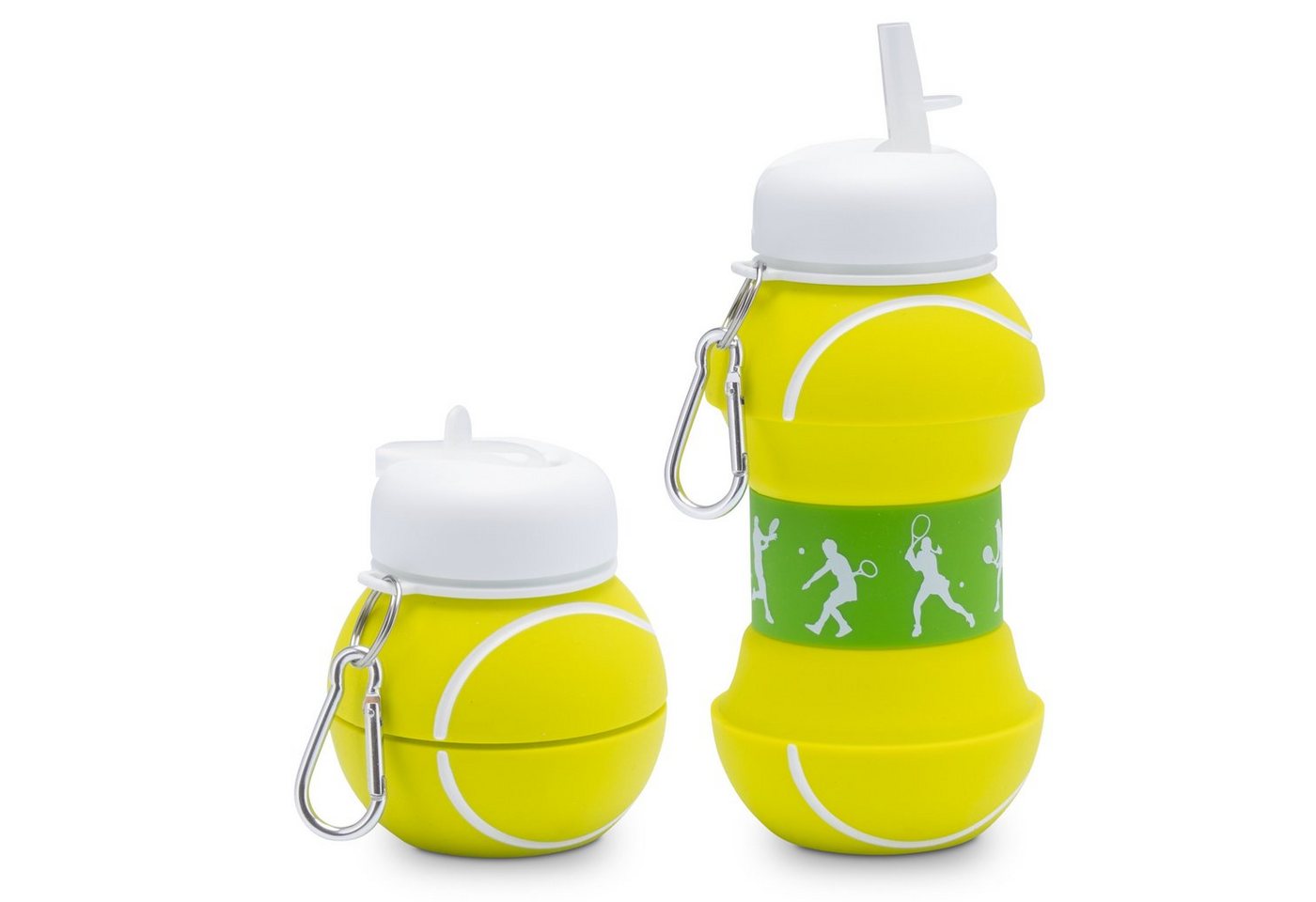 ELYFLAIR Trinkflasche ELYFLAIR® Trinkflasche Faltbar Fußball Basketball Tennisball von ELYFLAIR