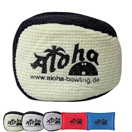 EMAX | Aloha - Grip Bag | Bowling Grip Sack | Mikrofaser Grip Ball | Rosin Bag absorbiert Feuchtigkeit (Grip Ball - Schwarz/Creme) von EMAX Bowling Service GmbH MAXIMIZE YOUR GAME