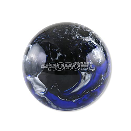 EMAX | Bowling Ball - Pro Bowl Spareball | Bowlingkugel Polyester Poliert | Bowlingbälle für Damen Herren Kids Erwachsene | Räumball Hobby- und Freizeitspieler*innen | Blau/Schwarz/Silber | 12 LBS von EMAX Bowling Service GmbH MAXIMIZE YOUR GAME