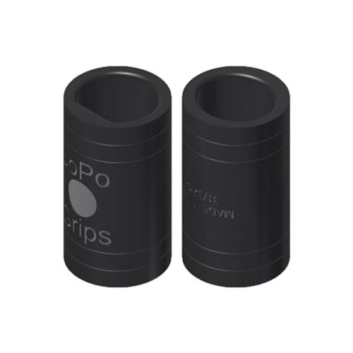 EMAX | JoPo Grips - Bowling Fingereinsatz - Power Flat/Oval | Duo Pack Fingerinserts | Schwarz (Schwarz, 6.0 | 3/4) von EMAX Bowling Service GmbH MAXIMIZE YOUR GAME
