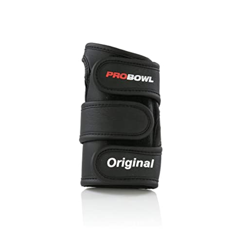 Pro Bowl Original Leather – Bowling Handgelenkstütze – Handgelenk Bandage Stabilisiert – Schützt – Hilft Verletzungen vorzubeugen – Kürzere Erholungszeit - Rechtshand - XL von EMAX Bowling Service GmbH MAXIMIZE YOUR GAME