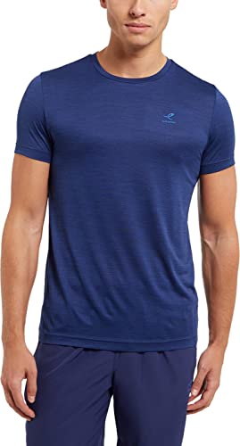 energetics Telly T-Shirt Melange/Navy Dark/Bl L von ENERGETICS