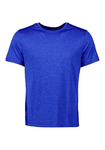 energetics Tibor T-Shirt Melange/Navy Dark/Bl XXL von ENERGETICS