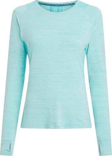 Energetics Damen Evii L/S Langarmshirts, Melange/Mint Dark/Mi, S von ENERGETICS