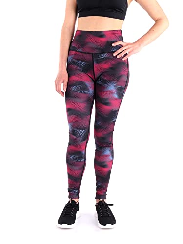 energetics Kapinem 1/1 Leggings AOP-/Red Wine/Blue XL von ENERGETICS