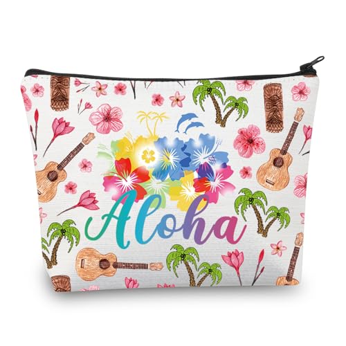 ENSIANTH Aloha Hawaii Strand-Make-up-Tasche, Aloha-Geschenke aus Hawaii, Urlaub, Kosmetiktasche, Reisetasche, Aloha, Hawaii, Partygeschenke, Aloha-Tasche, M, Neu von ENSIANTH