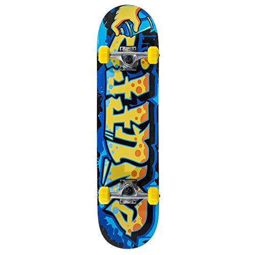 Enuff Mini Graffiti II Yellow Skateboard - 7.5 inch von ENUFF