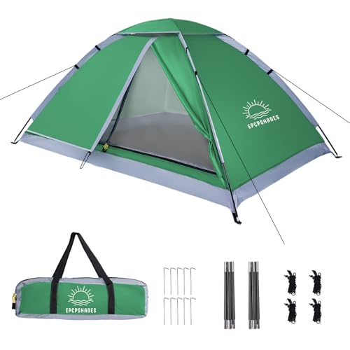 EPCPSHADES 1-2 Personen Kuppelzelte für Camping, Leichtes tragbares Backpacking-Zelt, Kleines und Einfach Aufzustellendes, Wasserdichtes Camping- und Wandernzelt für Erwachsene, Armygrün EPCPSHADES 1-2 Personen Kuppelzelte für Camping, Leichtes tragbares Backpacking-Zelt, Kleines und Einfach Aufzustellendes, Wasserdichtes Camping- und Wandernzelt für Erwachsene, Armygrün von EPCPSHADES