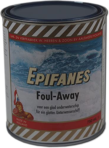 Epifanes Foul-Away dunkelblau 750ml Foul Away Antifouling Selbstpolierende Unterwasserfarbe E6-35A von Epifanes