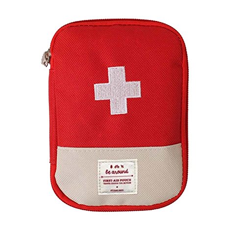 Mini Erste Hilfe Set Erste Hilfe Tasche Leer Klein Tragbare Reiseapotheke tasche Medikamententasche Reise für Zuhause Auto Reisen Camping im Freien 1 Stücke von EQLEF